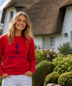 Maritimer Sylt Sweater mit Anker | Stylischer Insel Look für Frauen